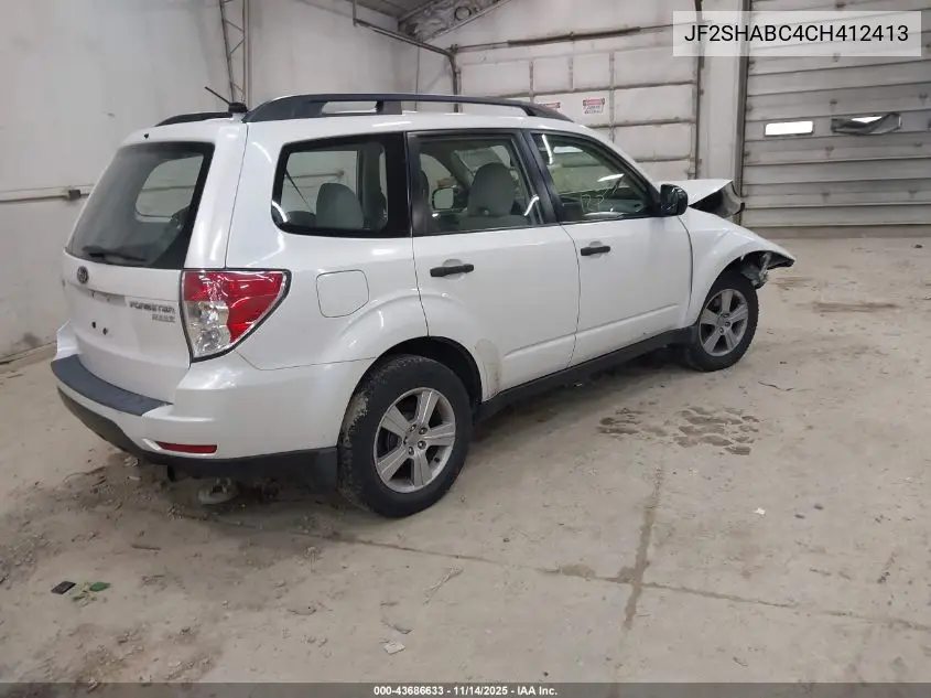 JF2SHABC4CH412413 2012 Subaru Forester 2.5X