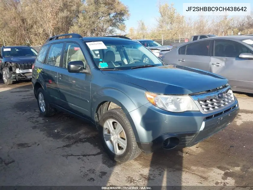 JF2SHBBC9CH438642 2012 Subaru Forester 2.5X
