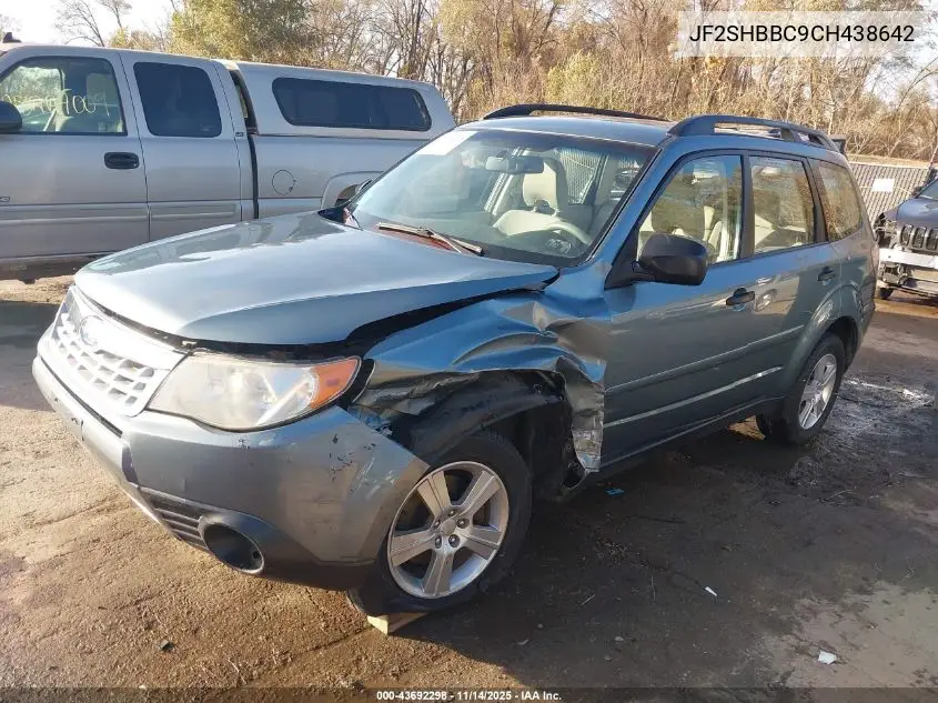 JF2SHBBC9CH438642 2012 Subaru Forester 2.5X