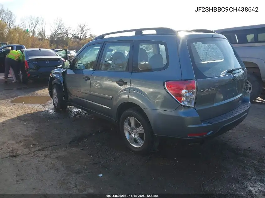 JF2SHBBC9CH438642 2012 Subaru Forester 2.5X