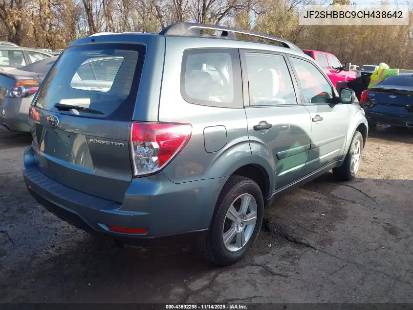 JF2SHBBC9CH438642 2012 Subaru Forester 2.5X