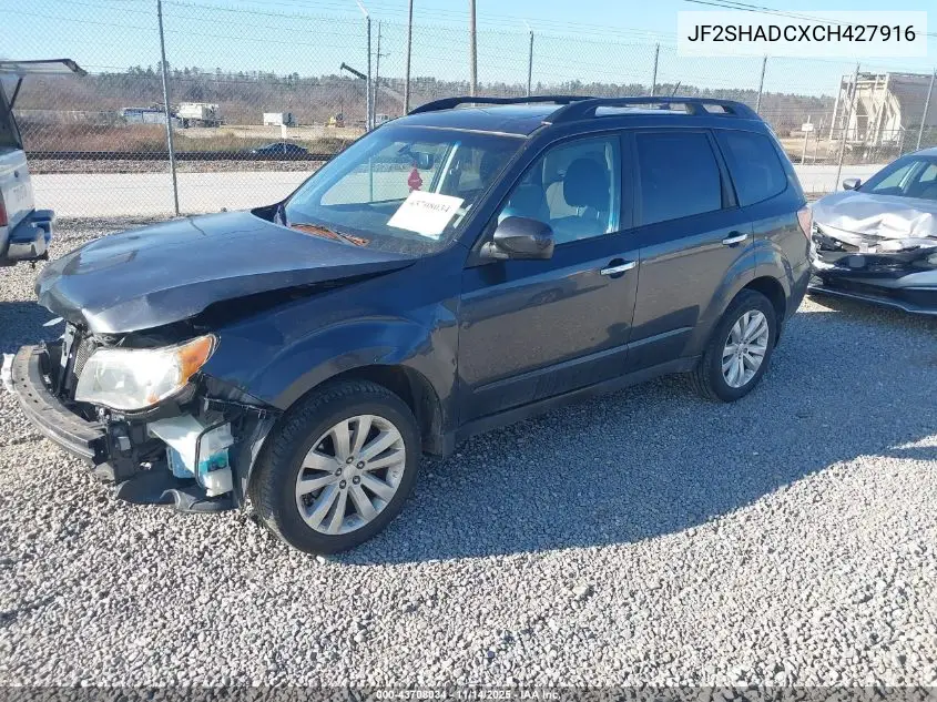 JF2SHADCXCH427916 2012 Subaru Forester 2.5X Premium