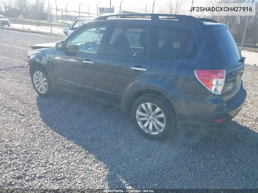 JF2SHADCXCH427916 2012 Subaru Forester 2.5X Premium