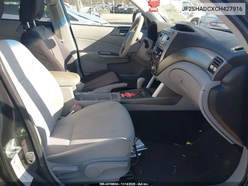 JF2SHADCXCH427916 2012 Subaru Forester 2.5X Premium