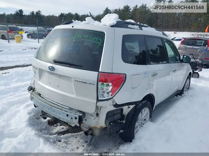 JF2SHBDC9CH441568 2012 Subaru Forester 2.5X Premium