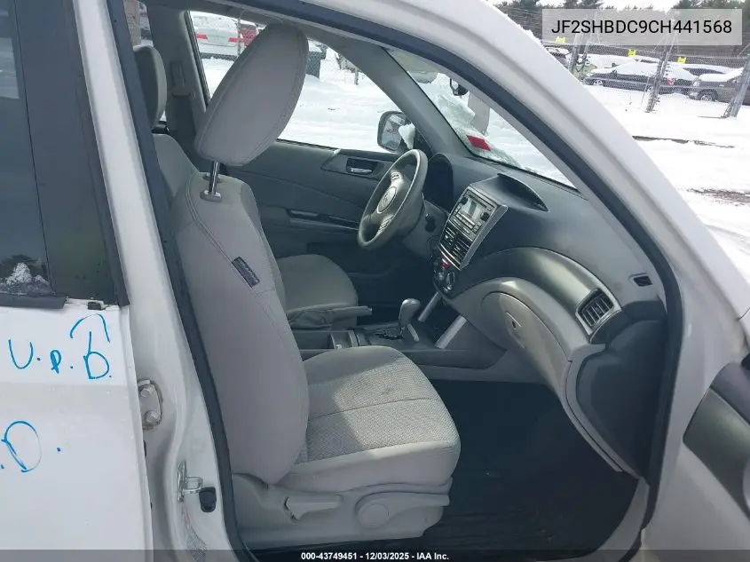 JF2SHBDC9CH441568 2012 Subaru Forester 2.5X Premium