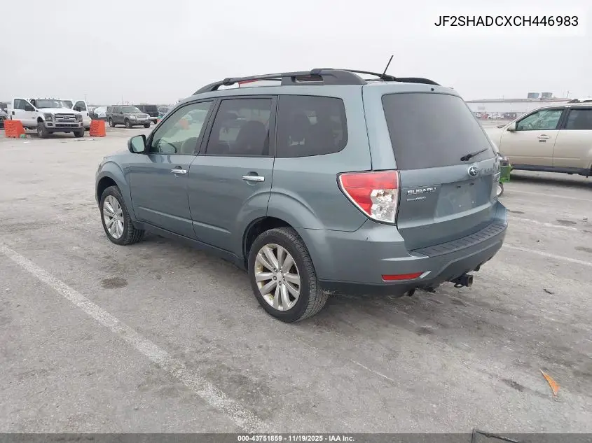 JF2SHADCXCH446983 2012 Subaru Forester 2.5X Premium