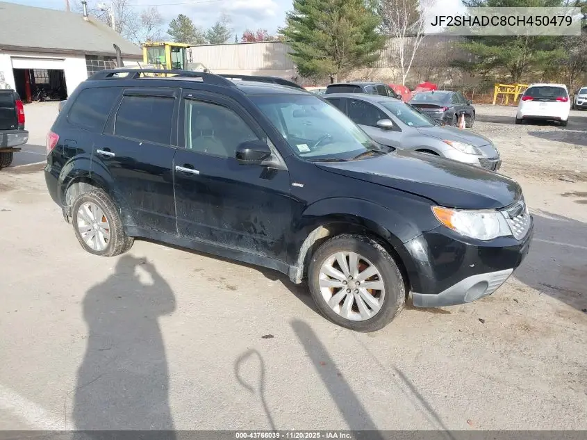 JF2SHADC8CH450479 2012 Subaru Forester 2.5X Premium