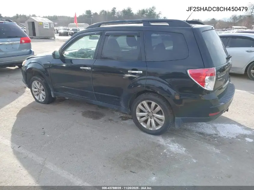 JF2SHADC8CH450479 2012 Subaru Forester 2.5X Premium
