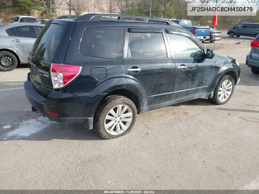 JF2SHADC8CH450479 2012 Subaru Forester 2.5X Premium