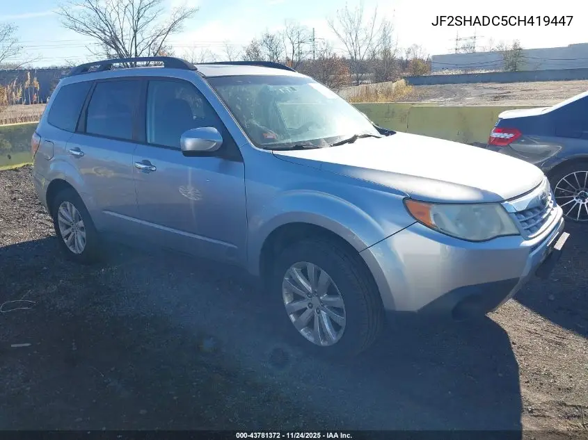 JF2SHADC5CH419447 2012 Subaru Forester 2.5X Premium