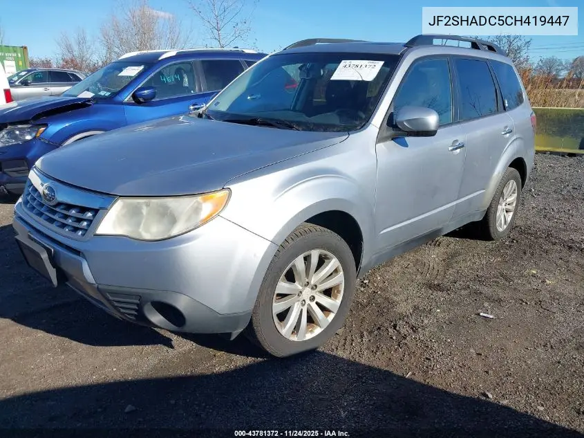 JF2SHADC5CH419447 2012 Subaru Forester 2.5X Premium
