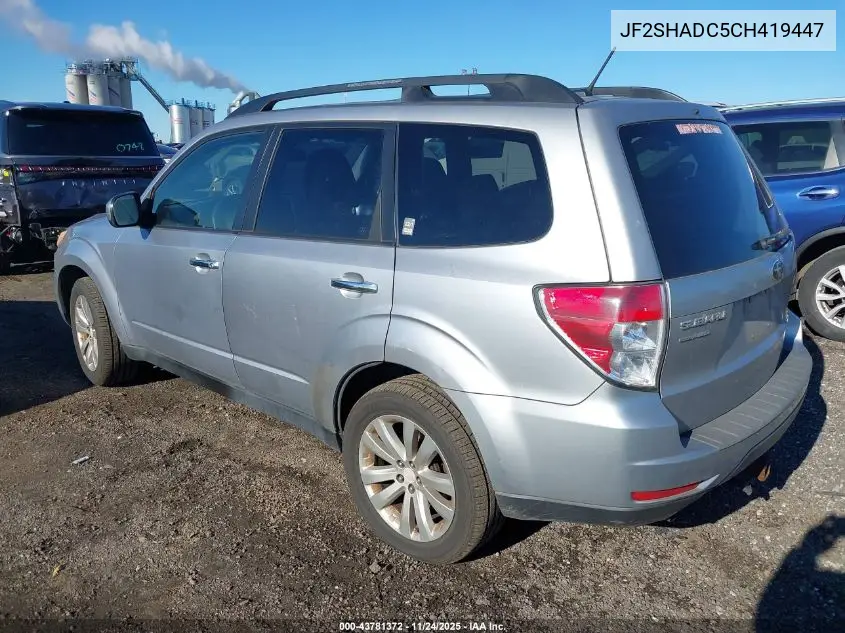 JF2SHADC5CH419447 2012 Subaru Forester 2.5X Premium