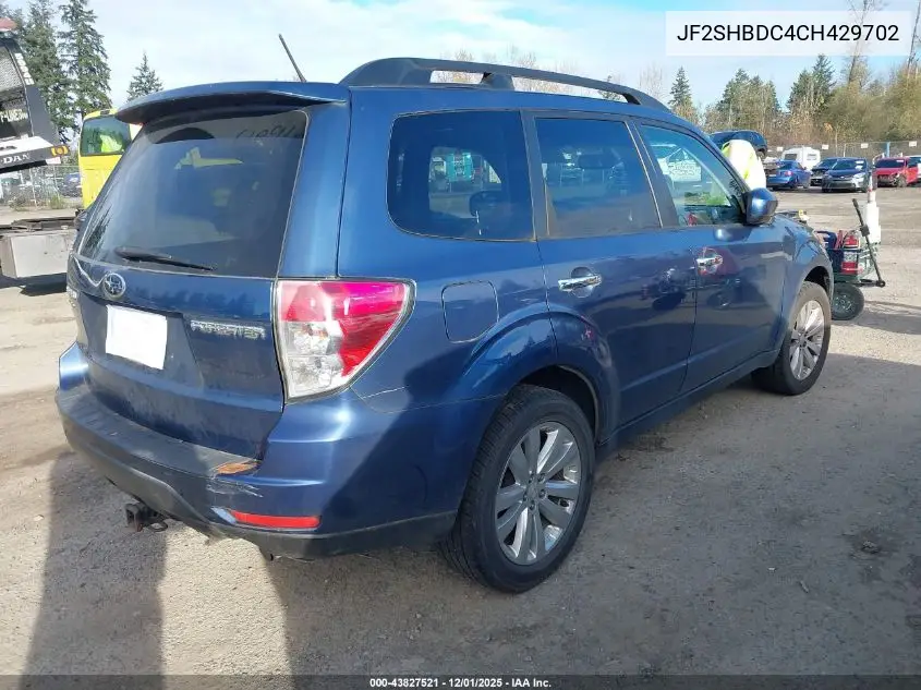 JF2SHBDC4CH429702 2012 Subaru Forester 2.5X Premium