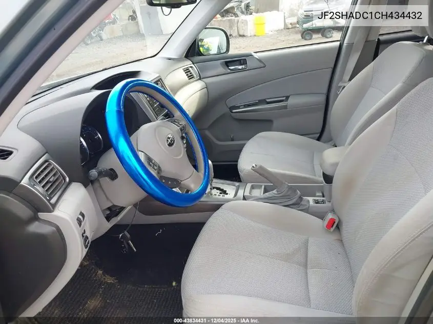 JF2SHADC1CH434432 2012 Subaru Forester 2.5X Premium