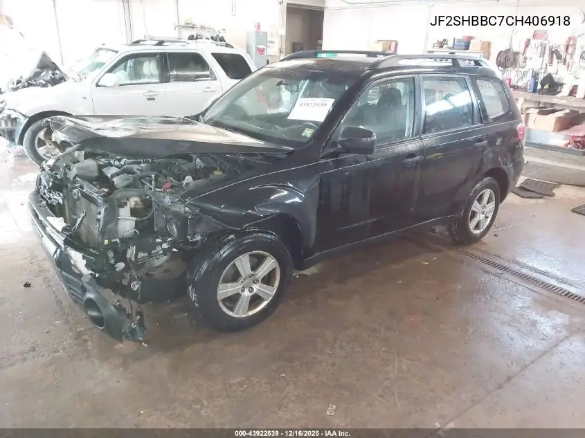 JF2SHBBC7CH406918 2012 Subaru Forester 2.5X