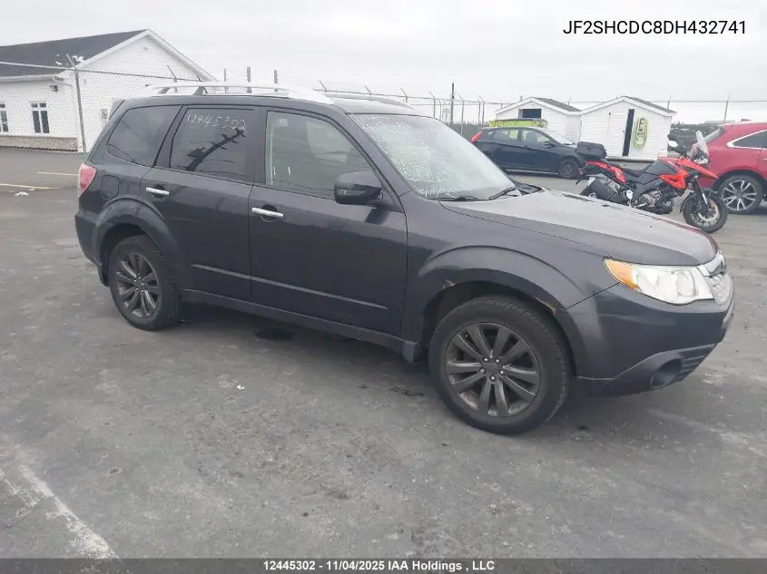 JF2SHCDC8DH432741 2013 Subaru Forester 2.5X Premium