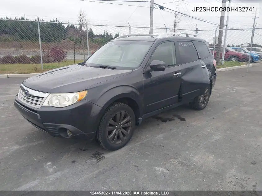 JF2SHCDC8DH432741 2013 Subaru Forester 2.5X Premium