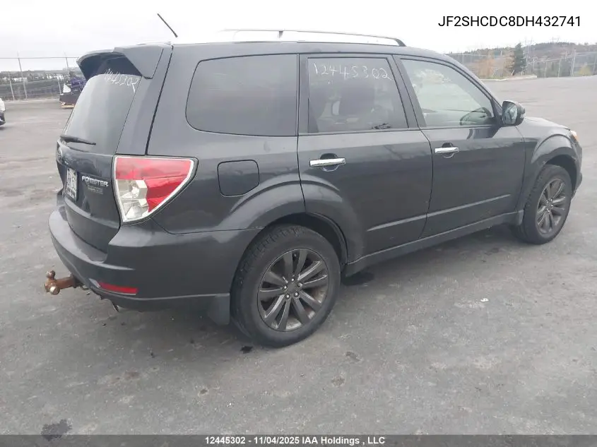 JF2SHCDC8DH432741 2013 Subaru Forester 2.5X Premium