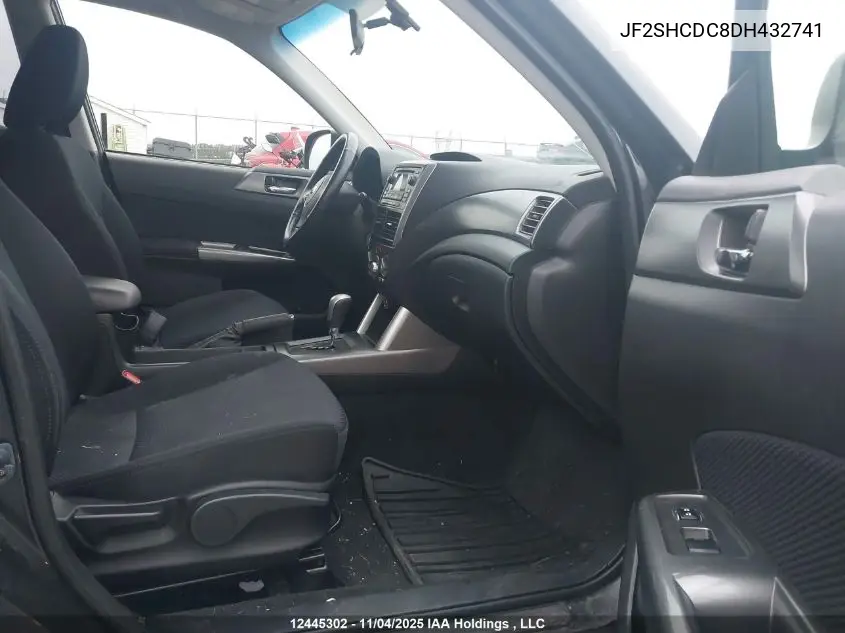 JF2SHCDC8DH432741 2013 Subaru Forester 2.5X Premium