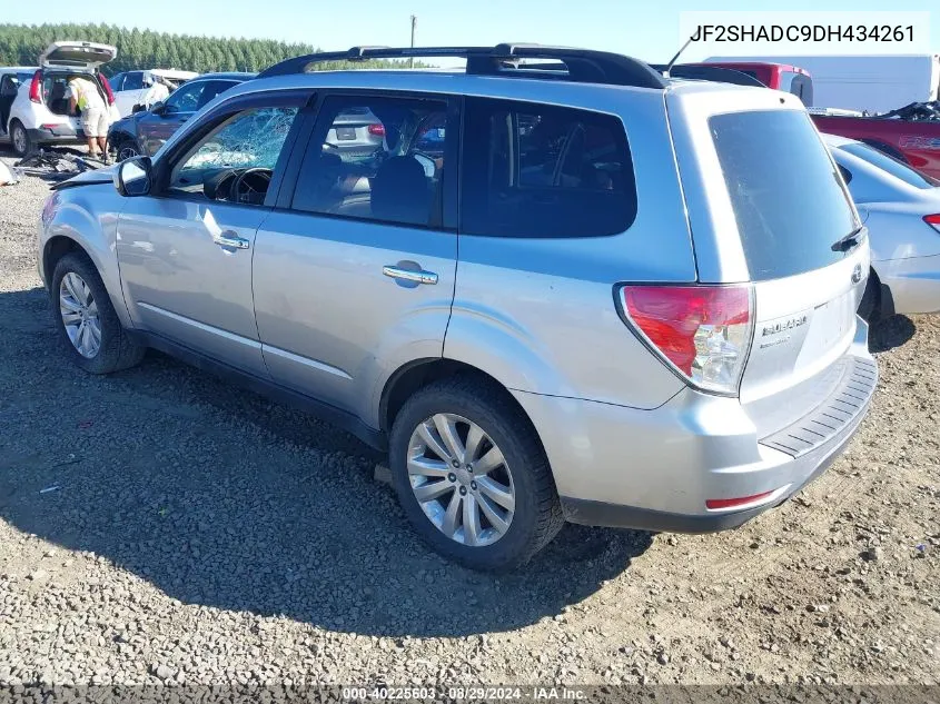 2013 Subaru Forester 2.5X Premium VIN: JF2SHADC9DH434261 Lot: 40225603