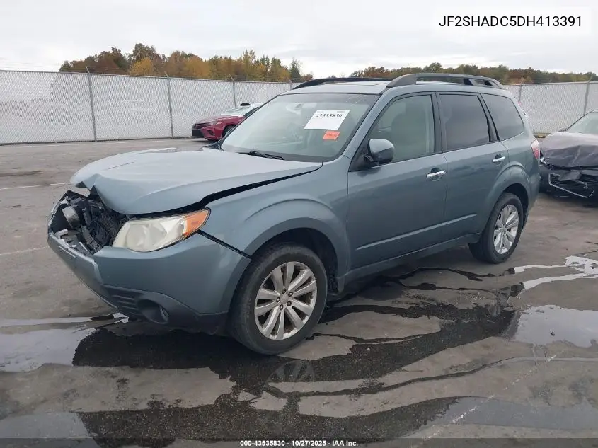 JF2SHADC5DH413391 2013 Subaru Forester 2.5X Premium