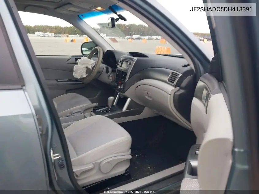 JF2SHADC5DH413391 2013 Subaru Forester 2.5X Premium