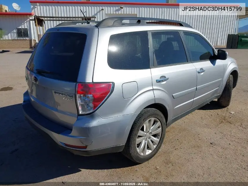 JF2SHADC3DH415799 2013 Subaru Forester 2.5X Premium