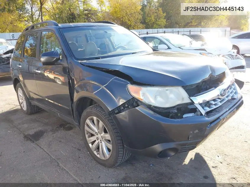 JF2SHADC3DH445143 2013 Subaru Forester 2.5X Premium