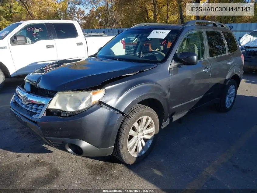 JF2SHADC3DH445143 2013 Subaru Forester 2.5X Premium