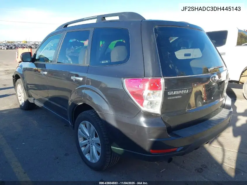 JF2SHADC3DH445143 2013 Subaru Forester 2.5X Premium