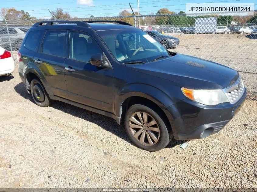 JF2SHADC0DH408244 2013 Subaru Forester 2.5X Premium