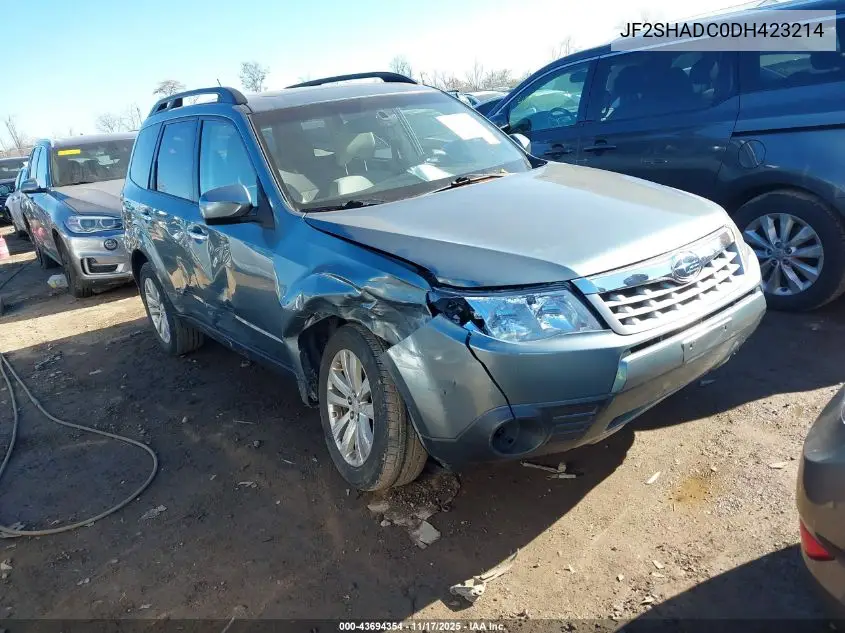 JF2SHADC0DH423214 2013 Subaru Forester 2.5X Premium