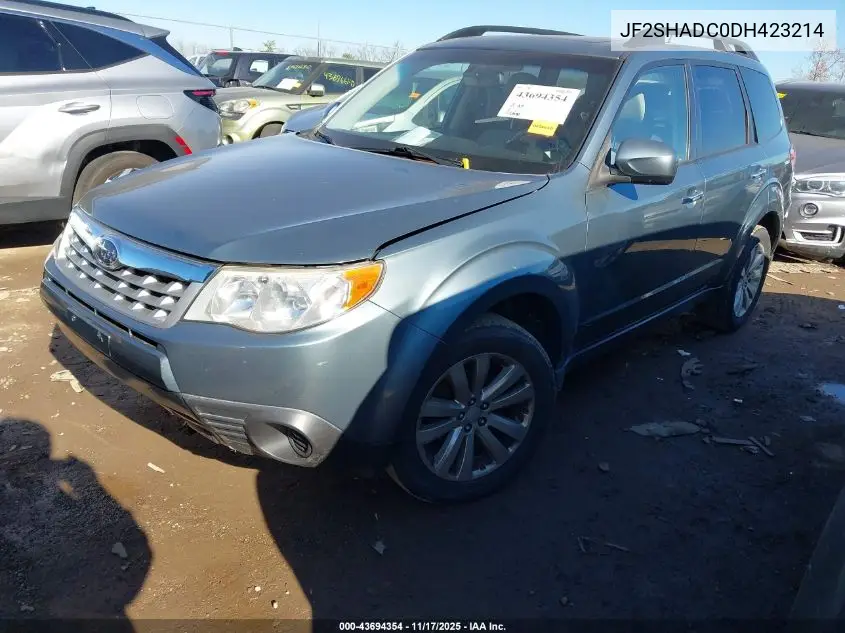 JF2SHADC0DH423214 2013 Subaru Forester 2.5X Premium