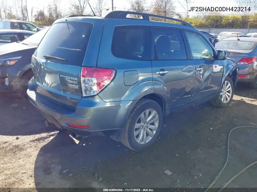 JF2SHADC0DH423214 2013 Subaru Forester 2.5X Premium