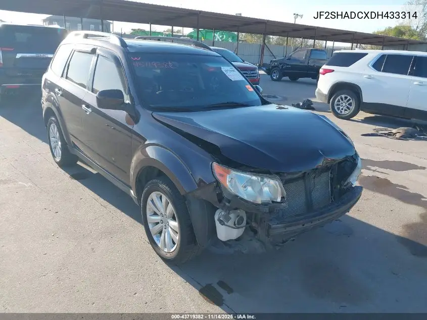 JF2SHADCXDH433314 2013 Subaru Forester 2.5X Premium