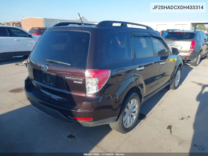 JF2SHADCXDH433314 2013 Subaru Forester 2.5X Premium