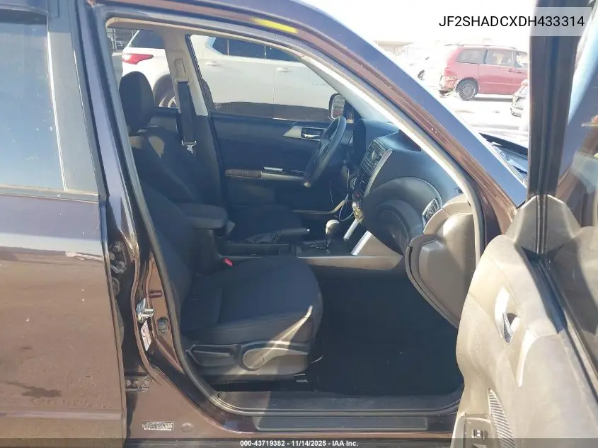 JF2SHADCXDH433314 2013 Subaru Forester 2.5X Premium