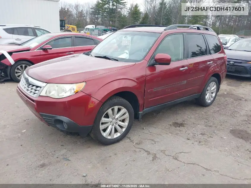 JF2SHAFC3DH417601 2013 Subaru Forester 2.5X Limited