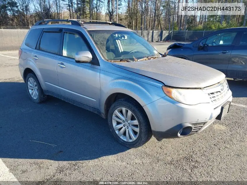 JF2SHADC2DH443173 2013 Subaru Forester 2.5X Premium
