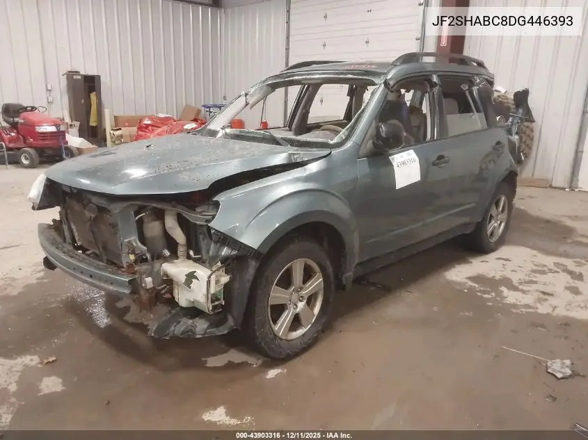 JF2SHABC8DG446393 2013 Subaru Forester 2.5X