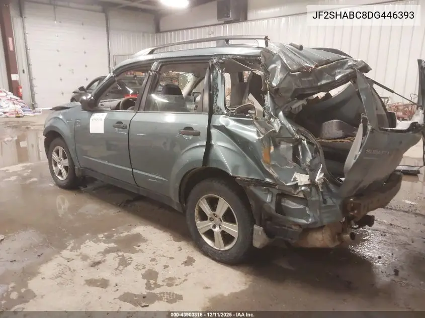 JF2SHABC8DG446393 2013 Subaru Forester 2.5X
