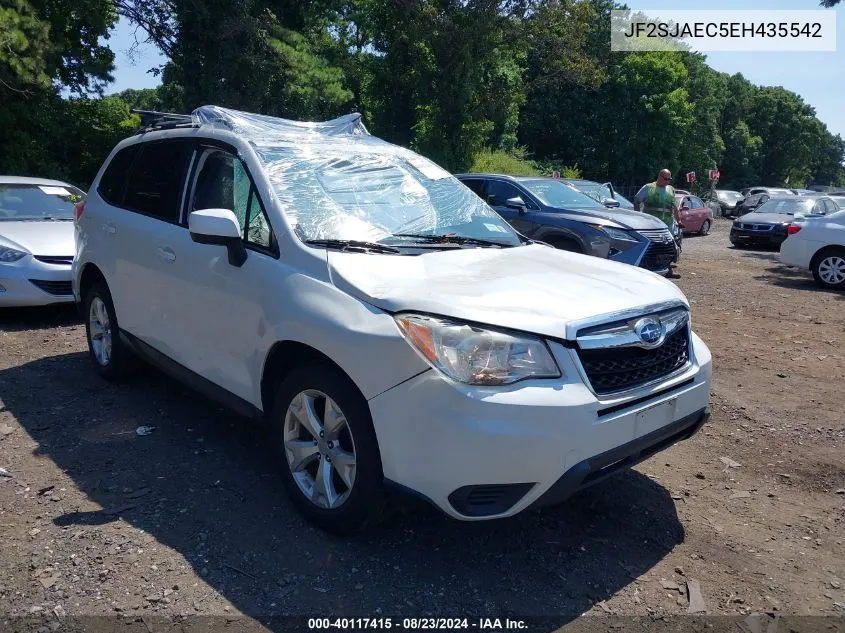 2014 Subaru Forester 2.5I Premium VIN: JF2SJAEC5EH435542 Lot: 40117415