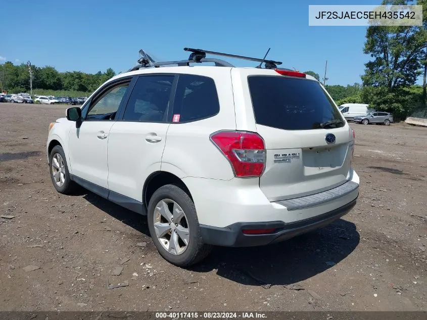 JF2SJAEC5EH435542 2014 Subaru Forester 2.5I Premium