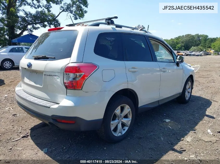 2014 Subaru Forester 2.5I Premium VIN: JF2SJAEC5EH435542 Lot: 40117415