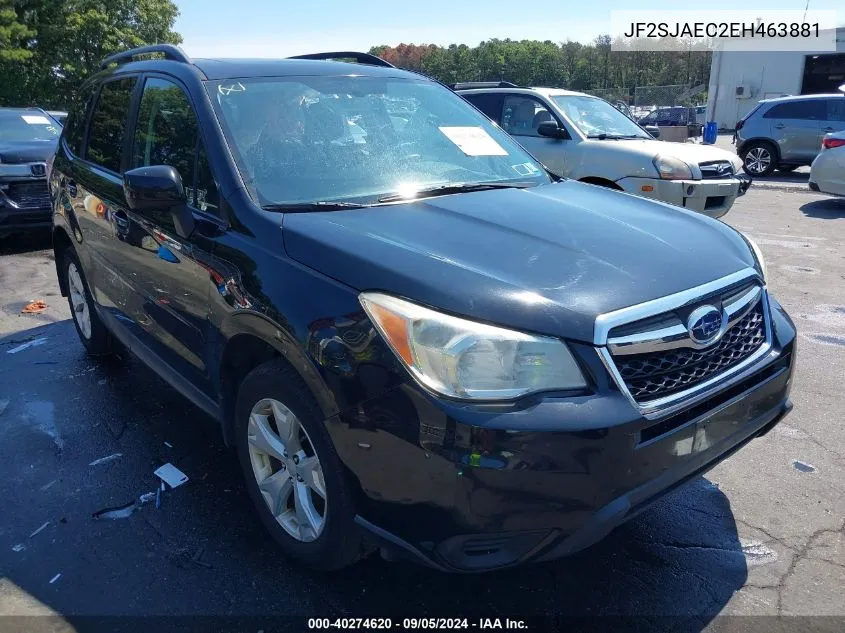 JF2SJAEC2EH463881 2014 Subaru Forester 2.5I Premium