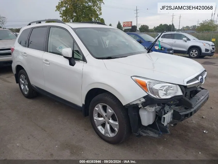 2014 Subaru Forester 2.5I Touring VIN: JF2SJAMC3EH420068 Lot: 40383946