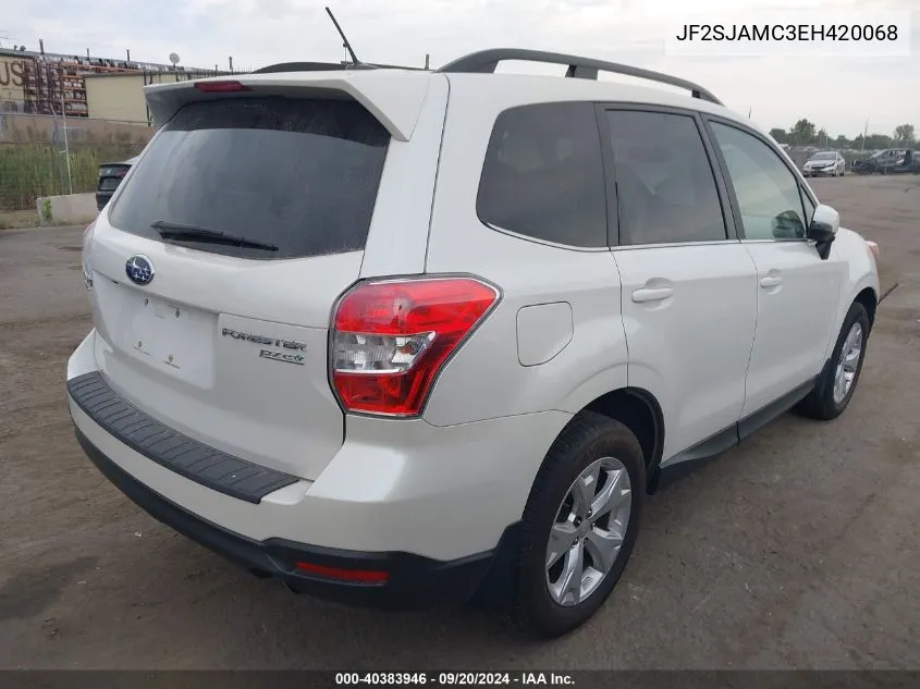 2014 Subaru Forester 2.5I Touring VIN: JF2SJAMC3EH420068 Lot: 40383946