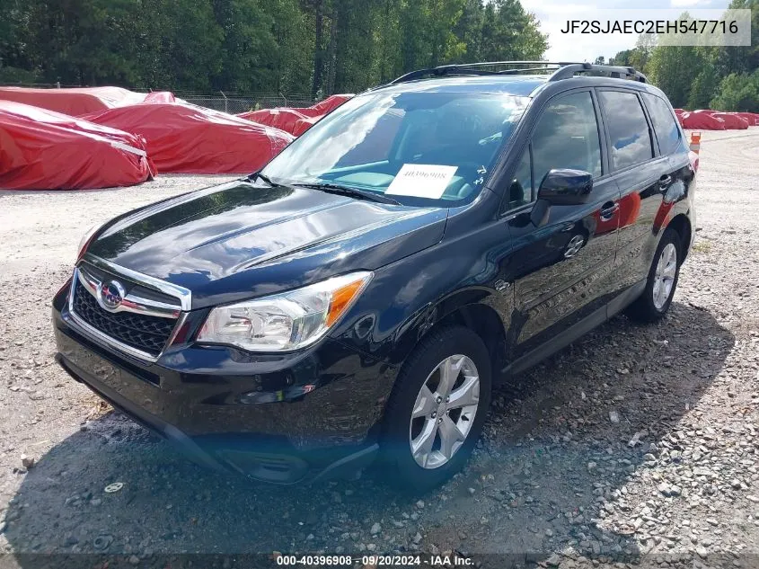 2014 Subaru Forester 2.5I Premium VIN: JF2SJAEC2EH547716 Lot: 40396908