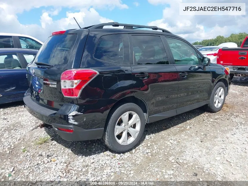 2014 Subaru Forester 2.5I Premium VIN: JF2SJAEC2EH547716 Lot: 40396908